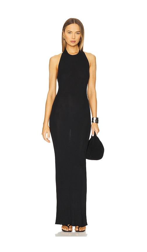 nili lotan gertrude sweater dress in black. - size l (also in s, m)