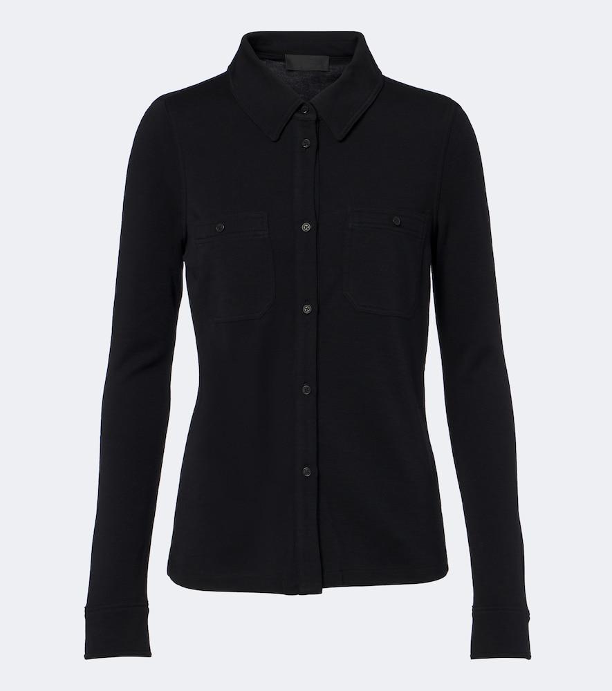 nili lotan ibra wool shirt