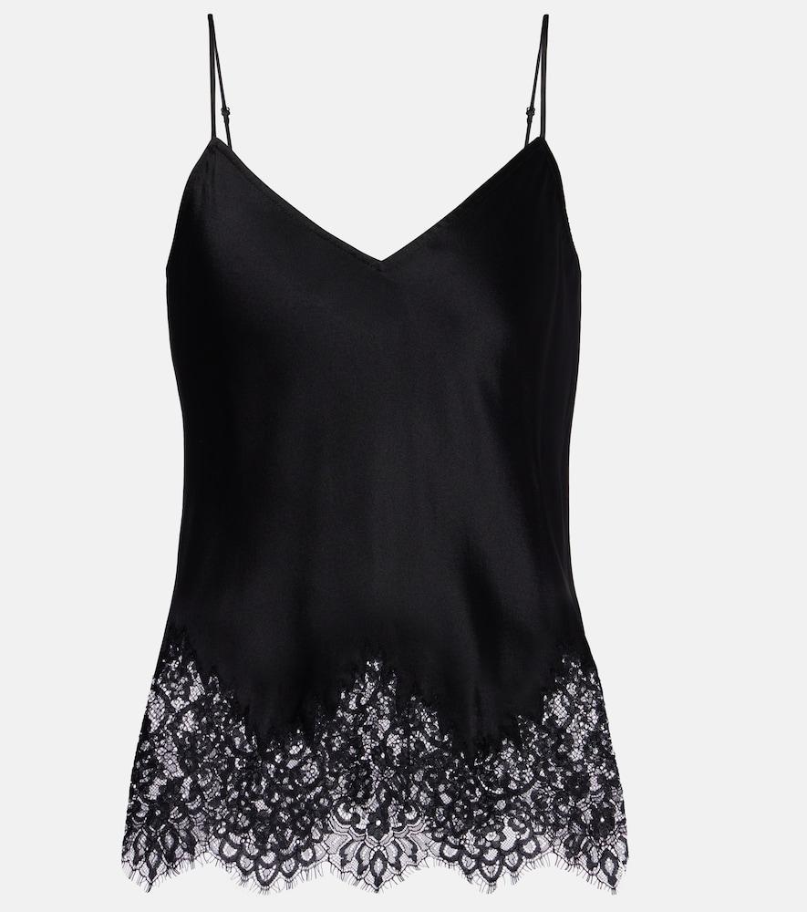 nili lotan nadine lace-trimmed silk camisole