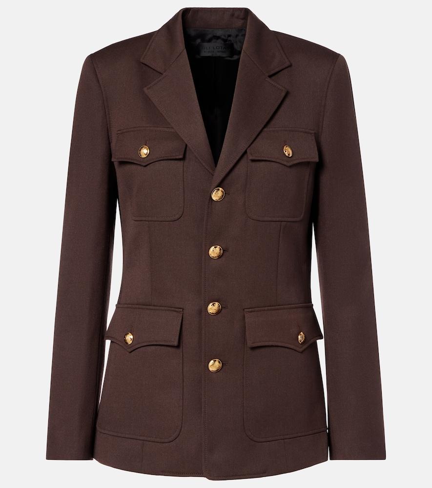 nili lotan nelson virgin wool blazer