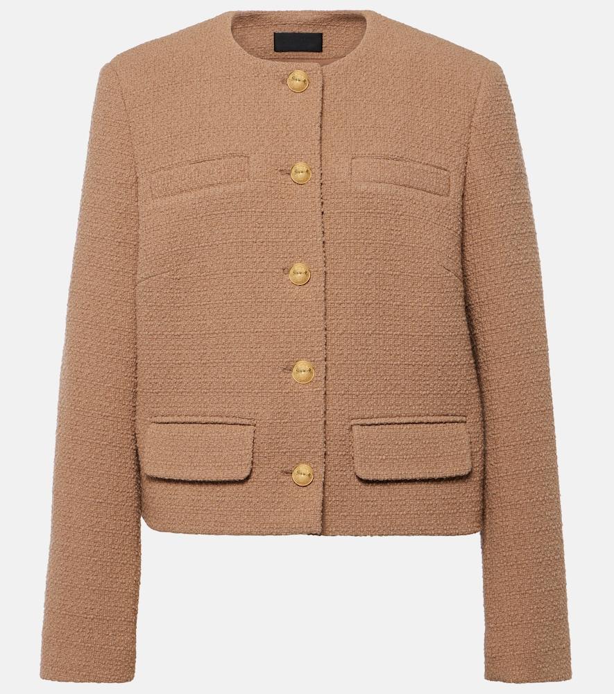 nili lotan paige cropped tweed bouclé jacket