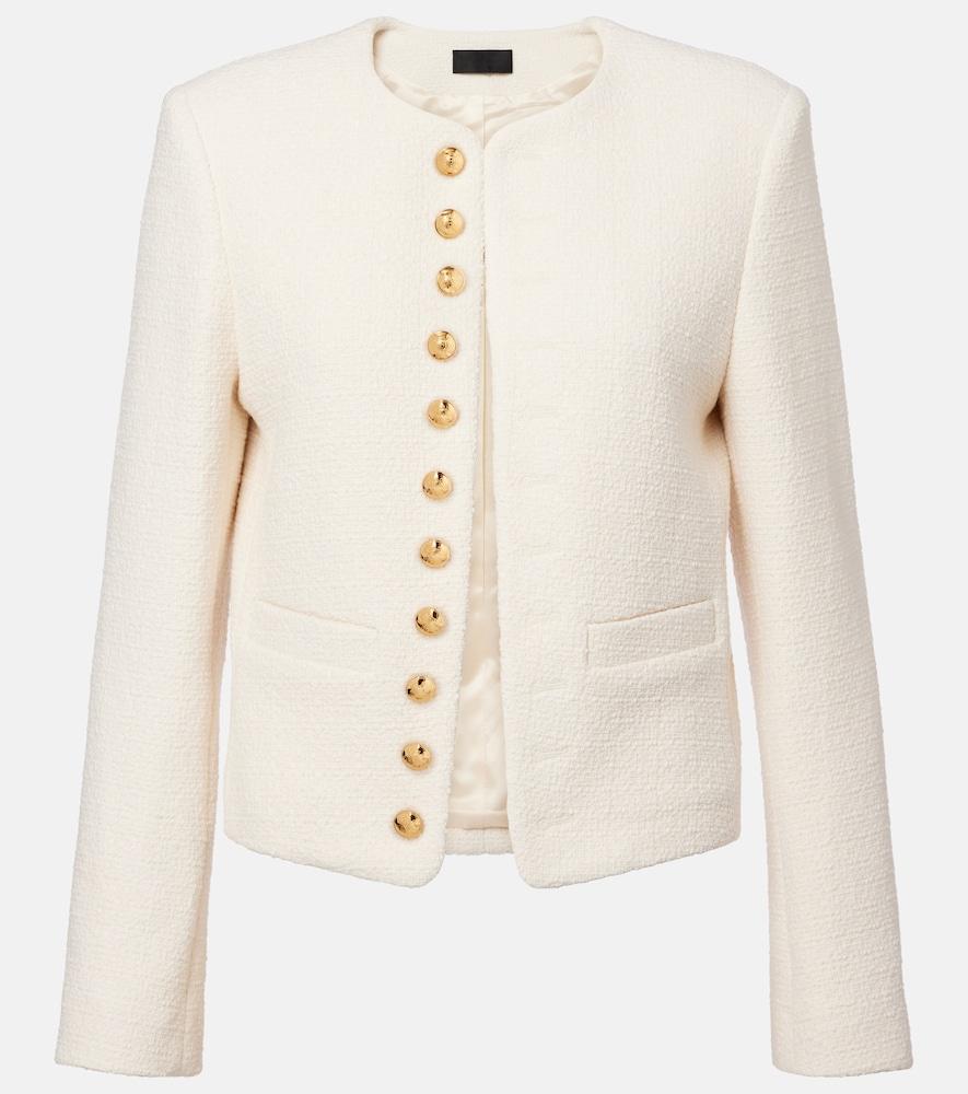 nili lotan patti cotton-blend bouclé jacket