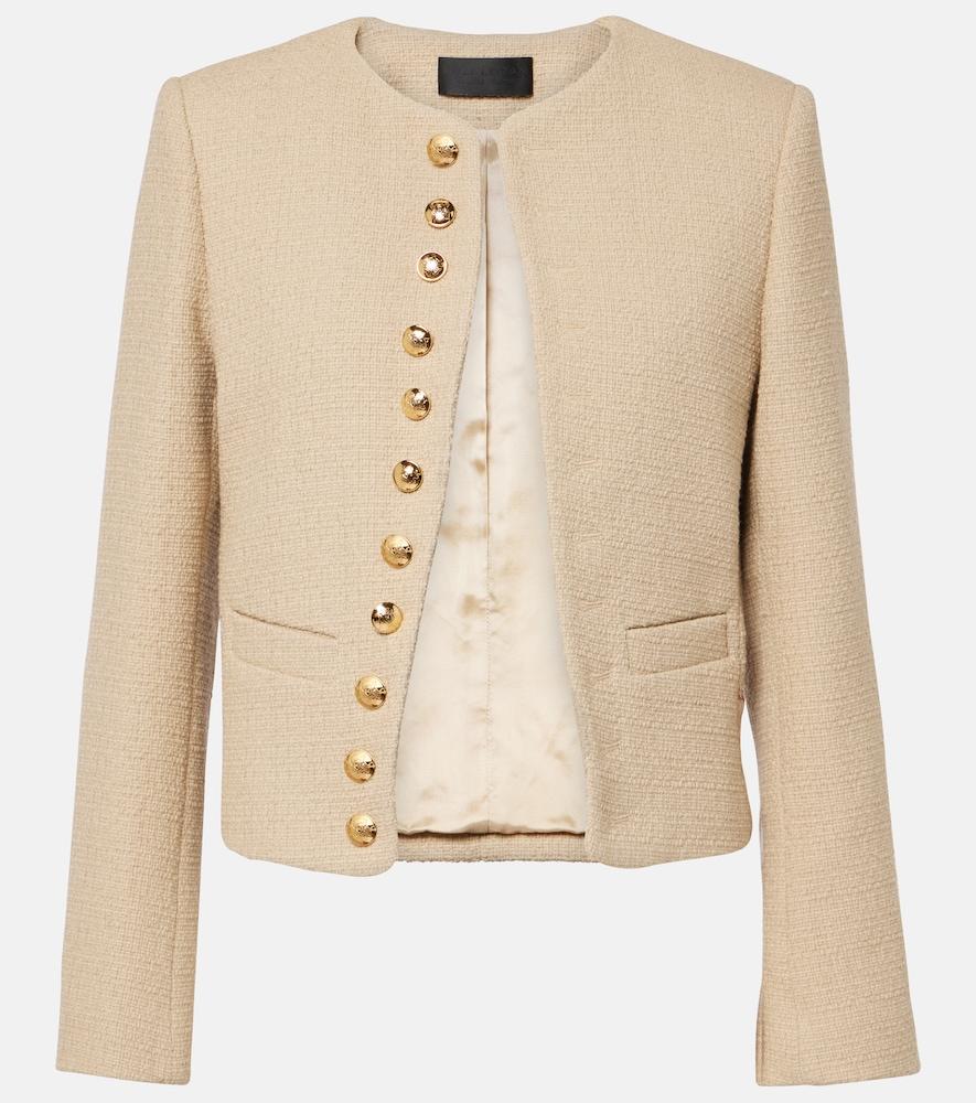 nili lotan patti cotton-blend jacket