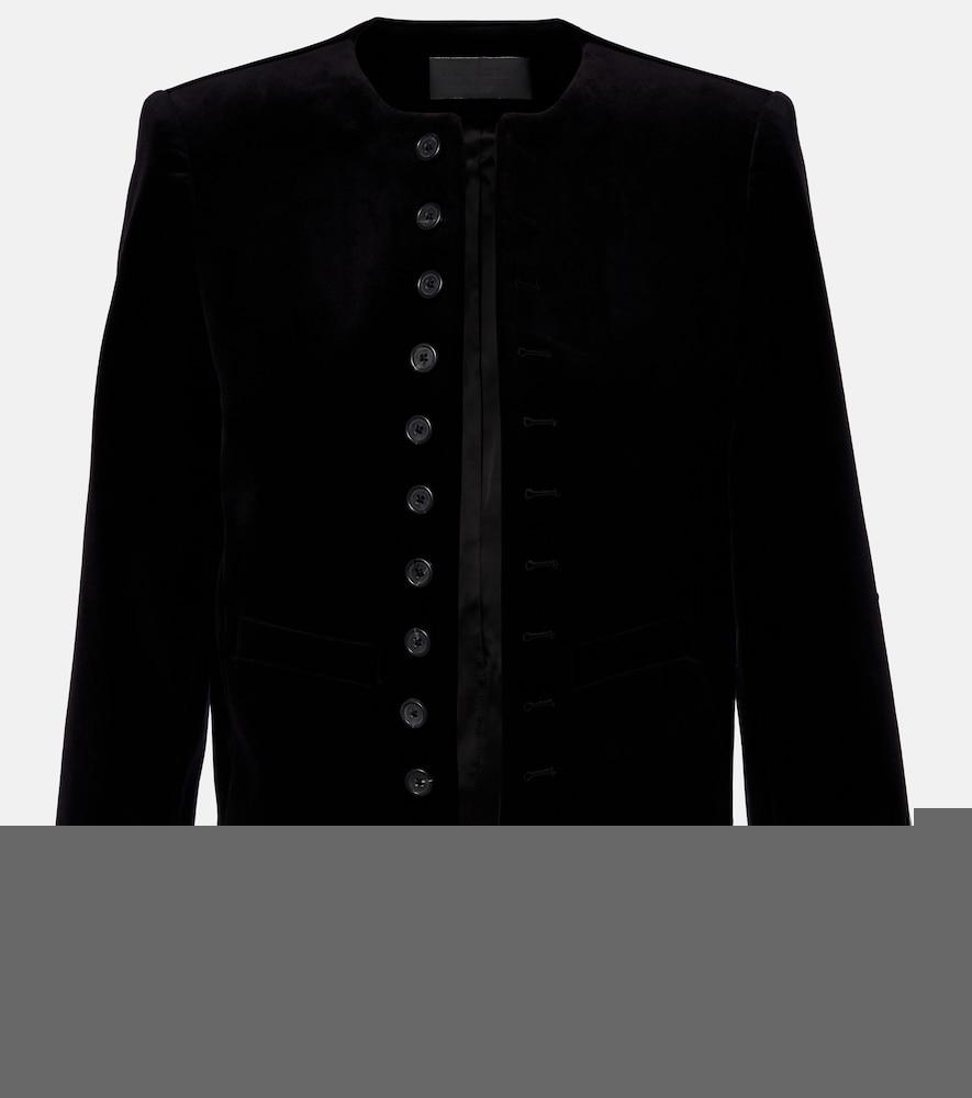 nili lotan patti cotton velvet jacket