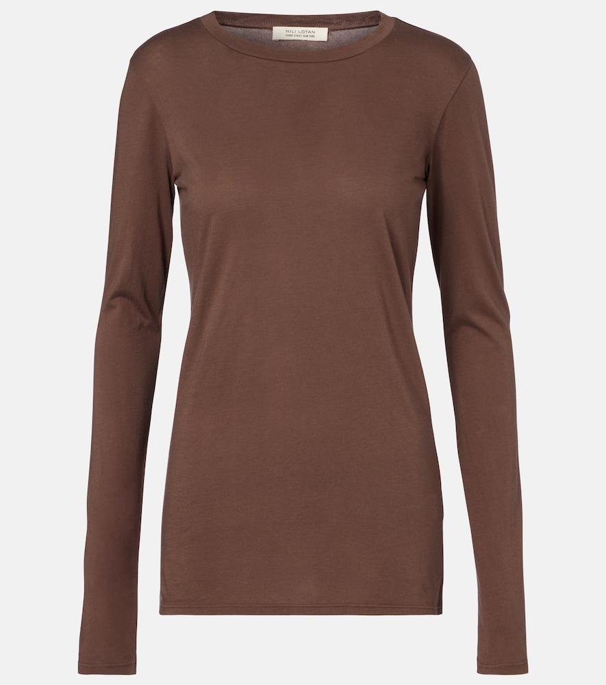 nili lotan susana cotton jersey t-shirt