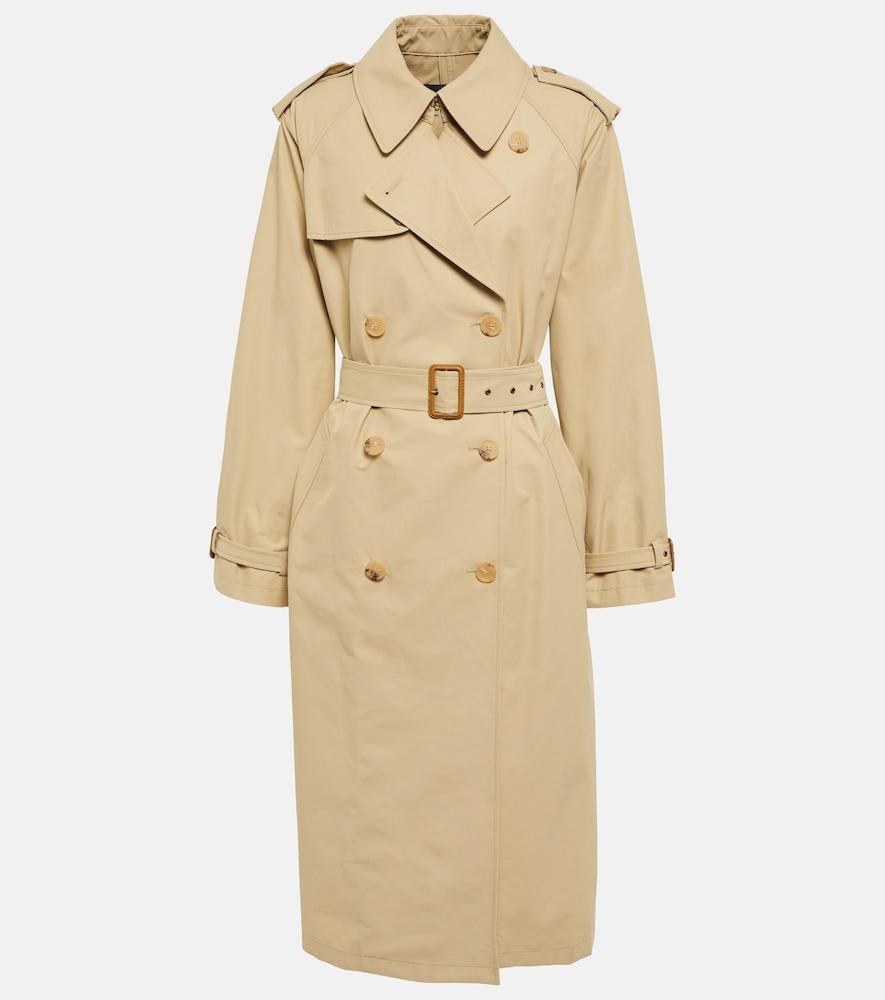 nili lotan tanner cotton-blend trench coat