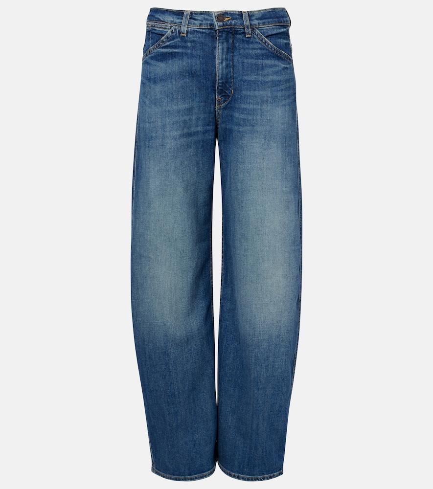 nili lotan tribeca barrel-leg jeans