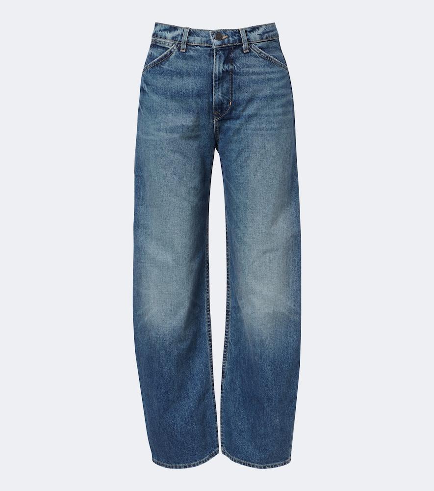 nili lotan tribeca barrel-leg jeans