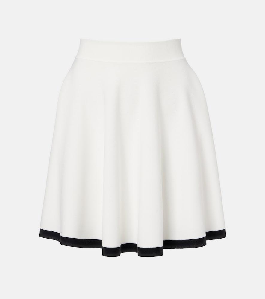 nina ricci cotton-blend miniskirt