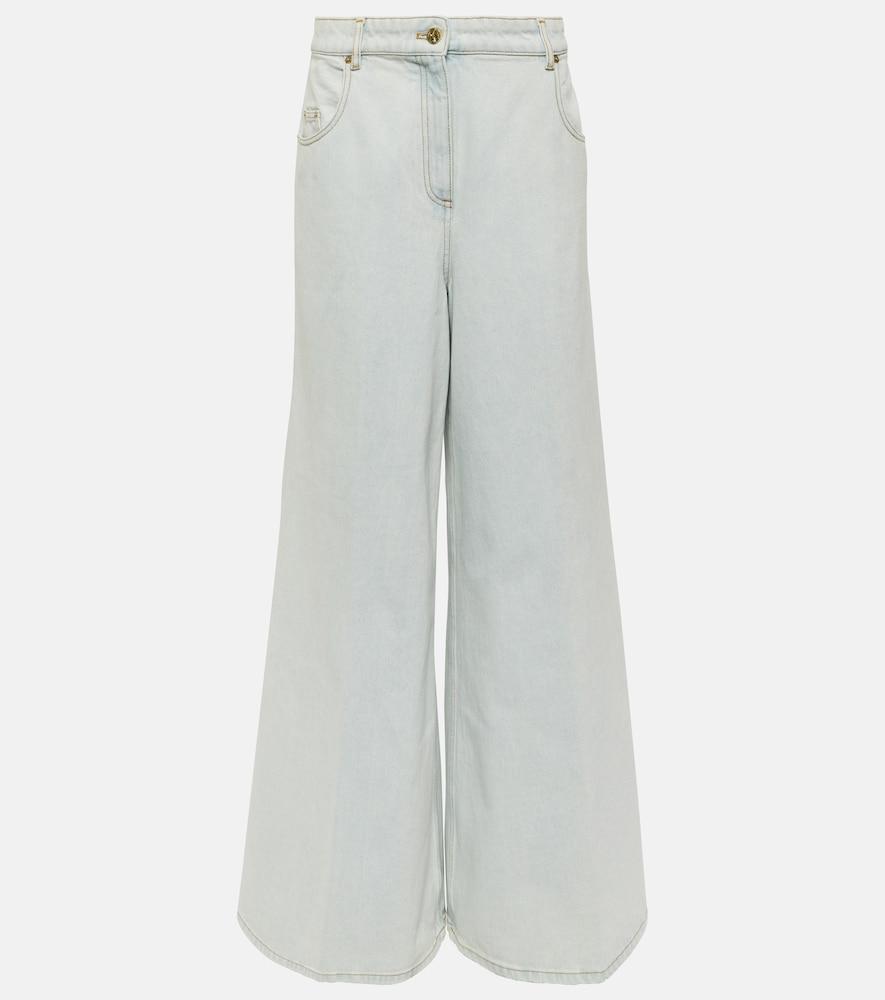 nina ricci high-rise flared jeans