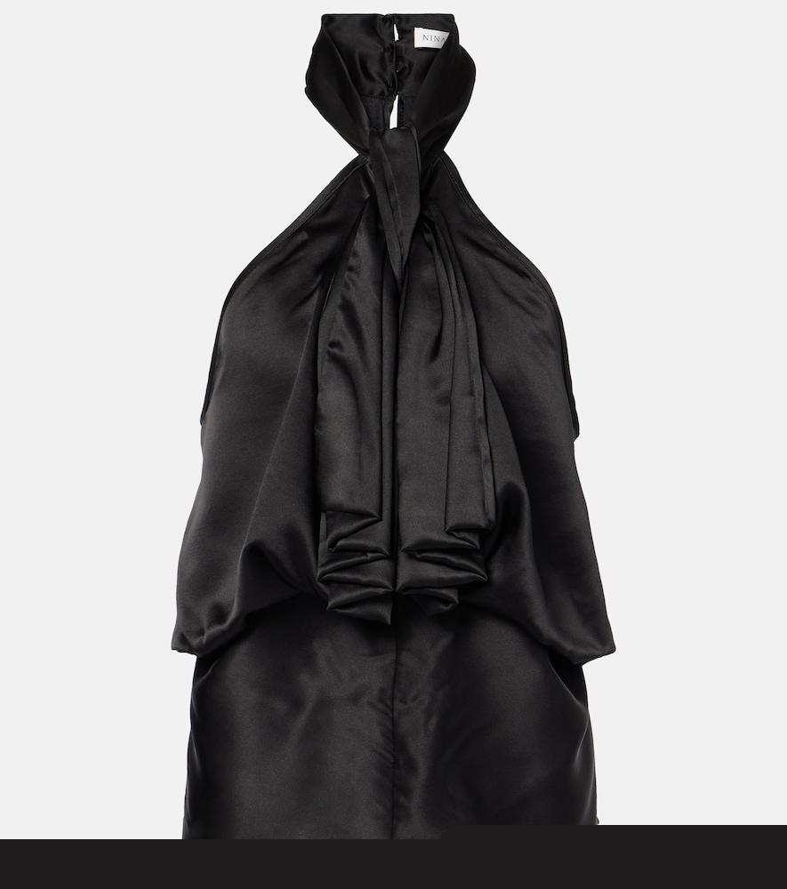nina ricci satin top