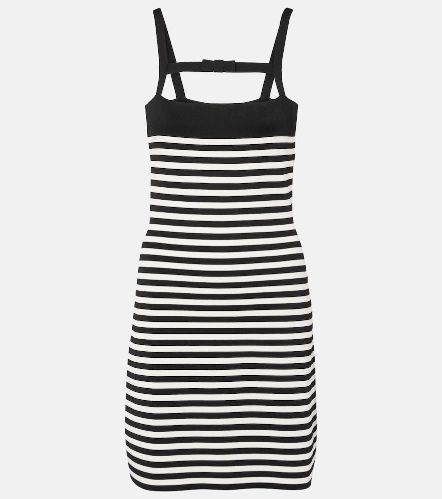 nina ricci striped minidress