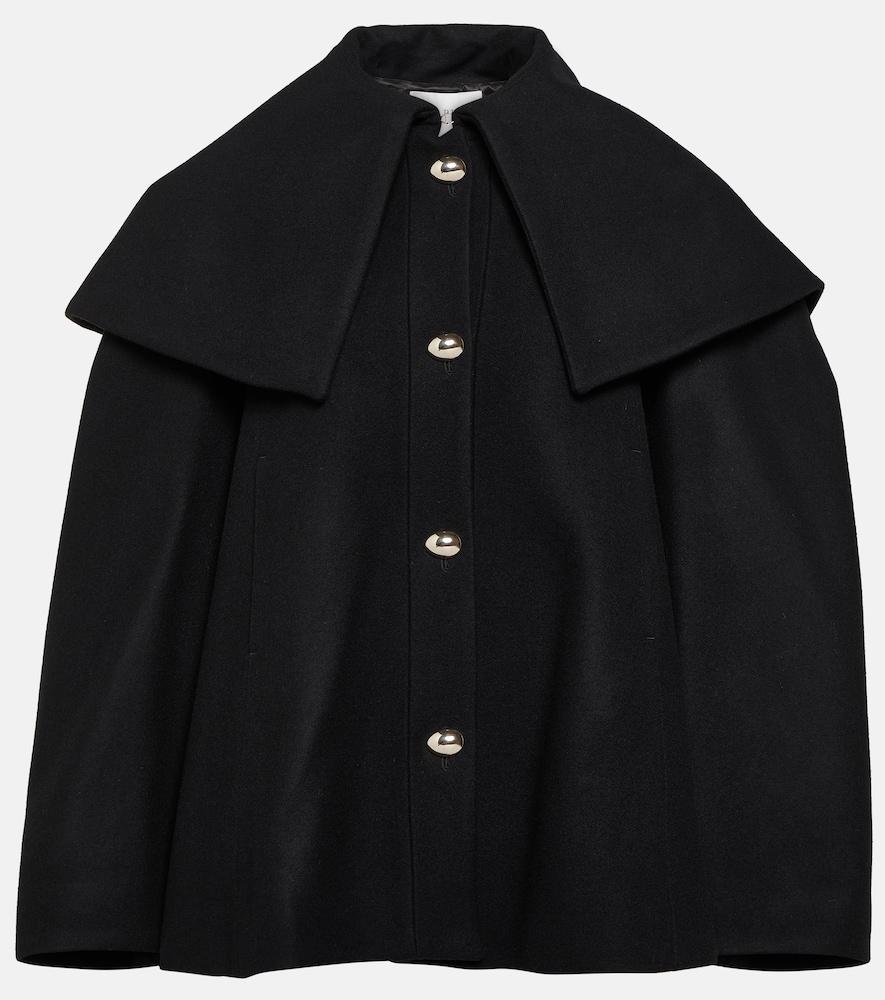 nina ricci wool-blend coat