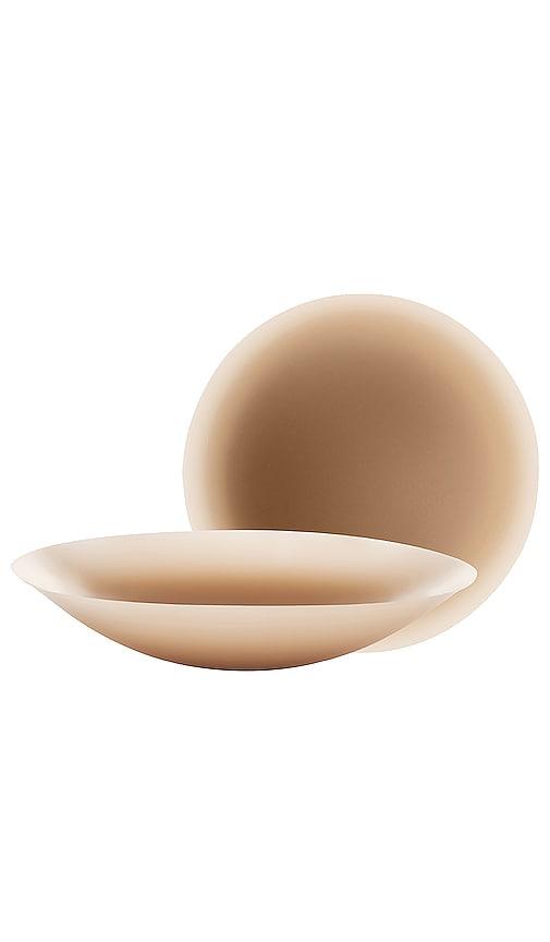 nippies skin adhesive extra thick nipple covers in tan.