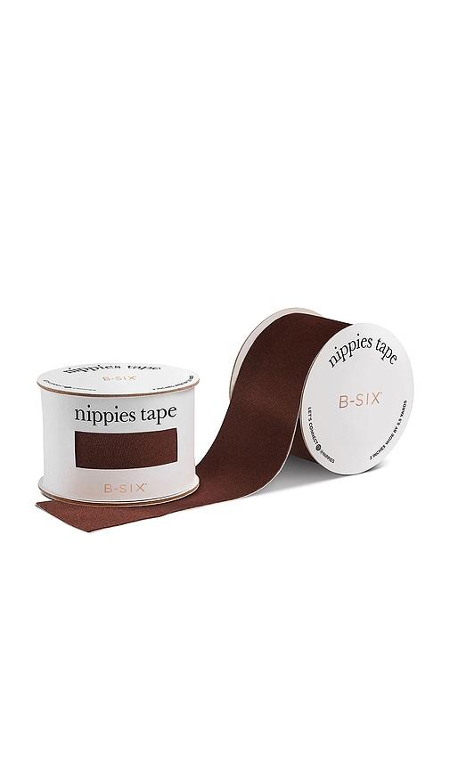 nippies tape coco 1 roll, round box in chocolate.