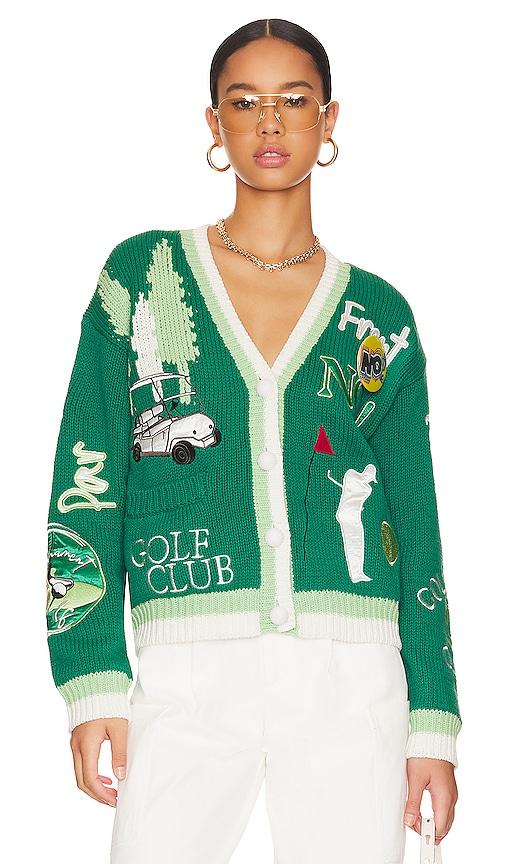 no! jeans gone golfing cardigan in green. - size 1 (also in 2, 3, 4, 5)