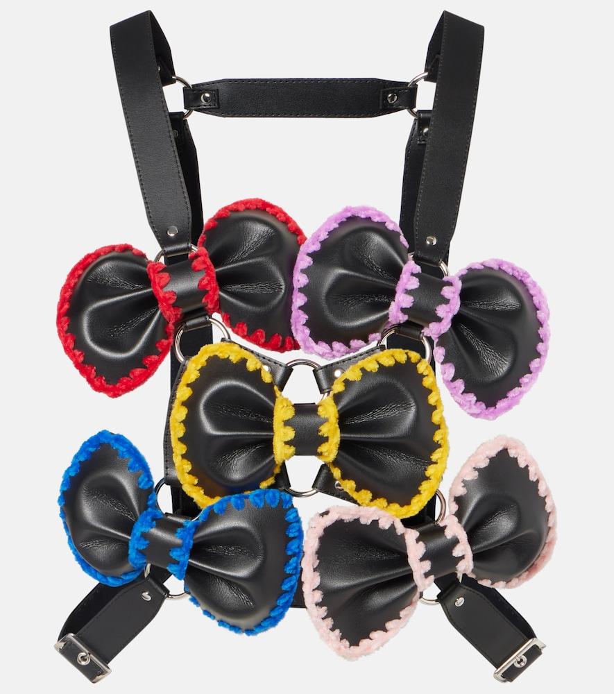 noir kei ninomiya bow-detail top