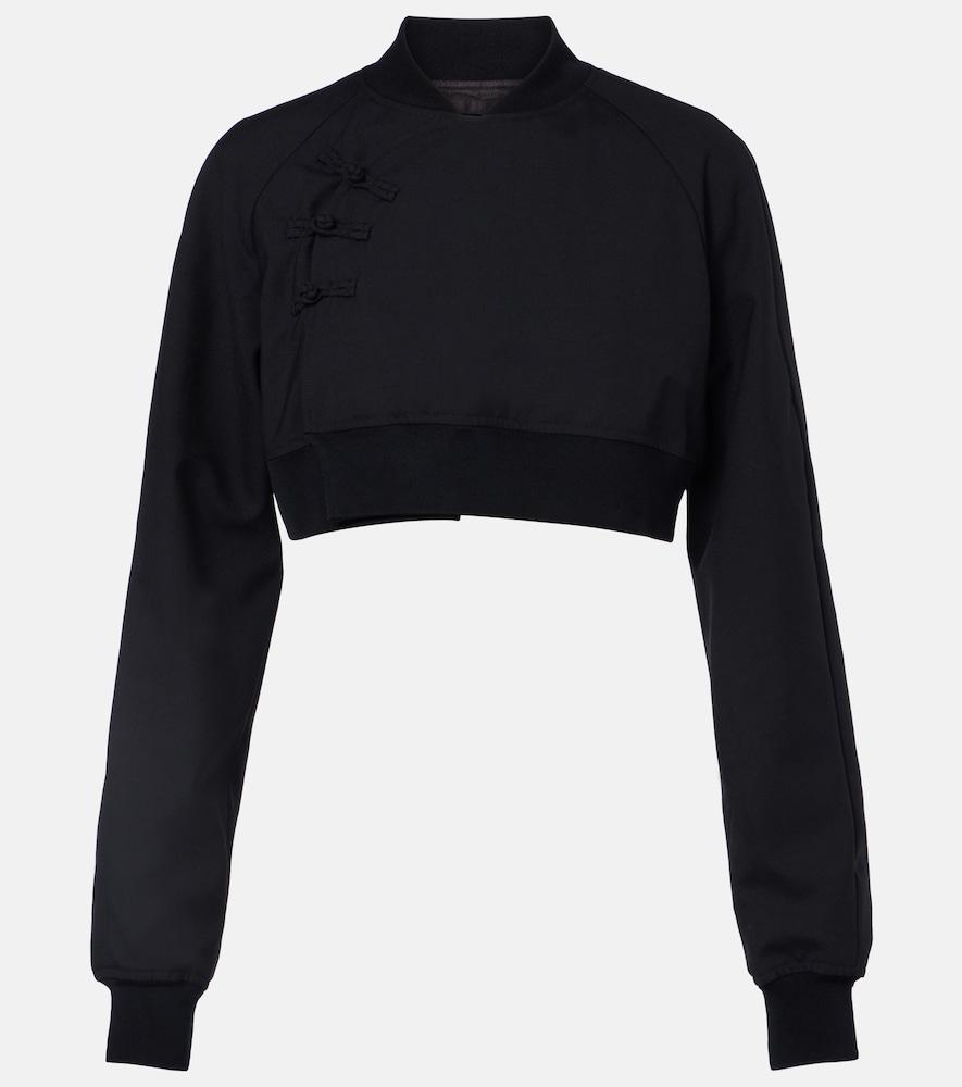 noir kei ninomiya cropped wool top