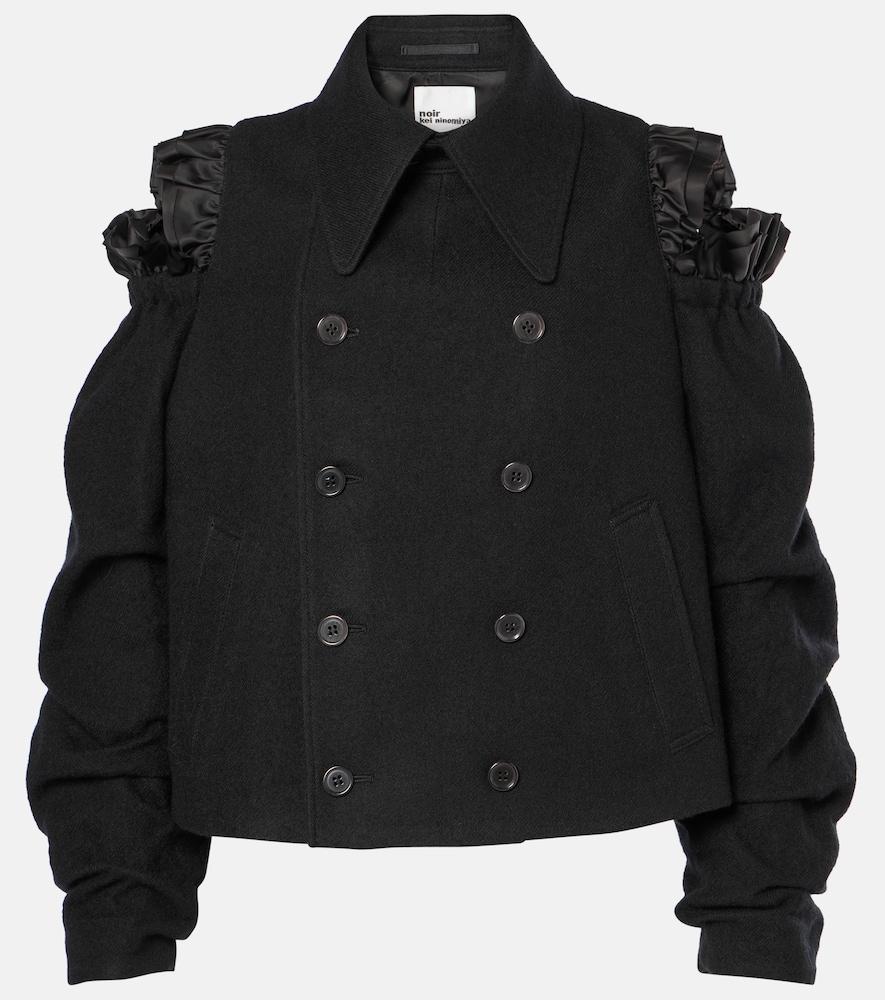 noir kei ninomiya cutout wool jacket