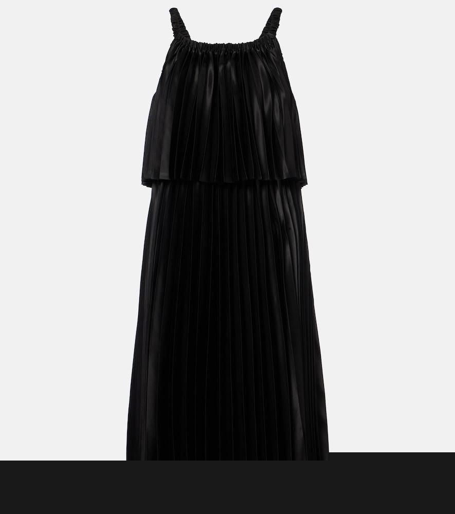 noir kei ninomiya satin midi dress