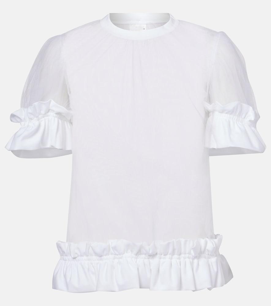 noir kei ninomiya sheer tulle top