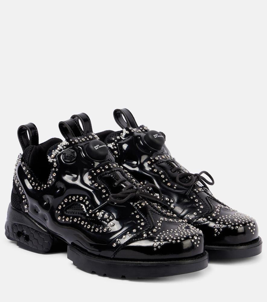 noir kei ninomiya studded brogue sneakers