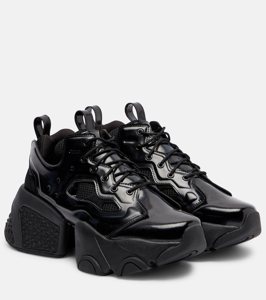 noir kei ninomiya x reebok platform sneakers