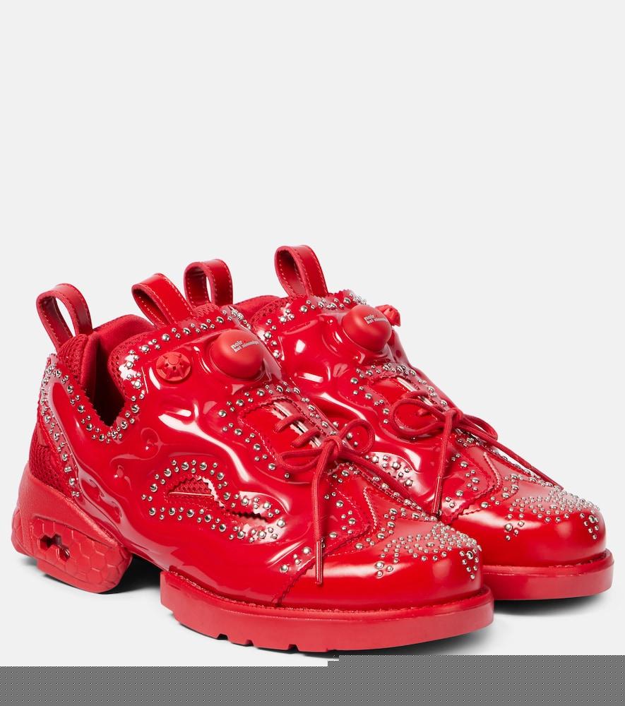 noir kei ninomiya x reebok studded brogue sneakers