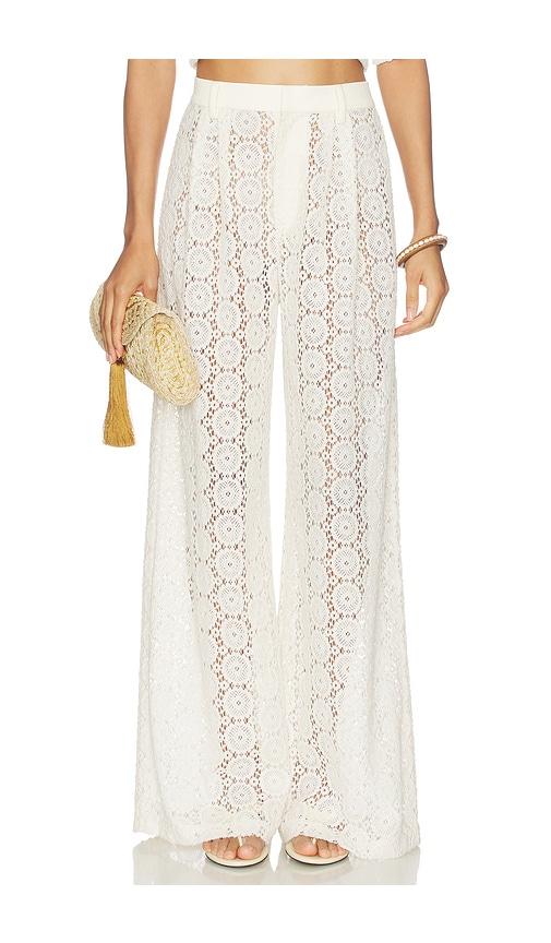 nonchalant label alice pant in ivory. - size m (also in s, xs)