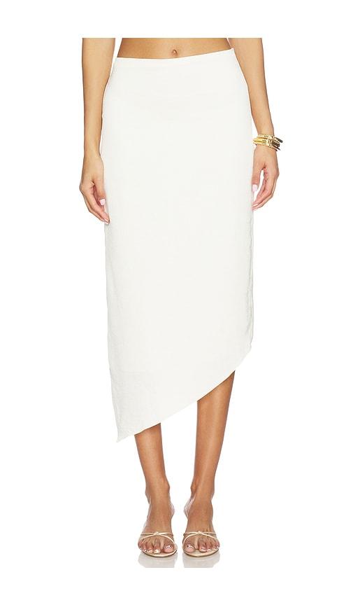 nonchalant label belinda skirt in cream. - size l (also in m, xs)