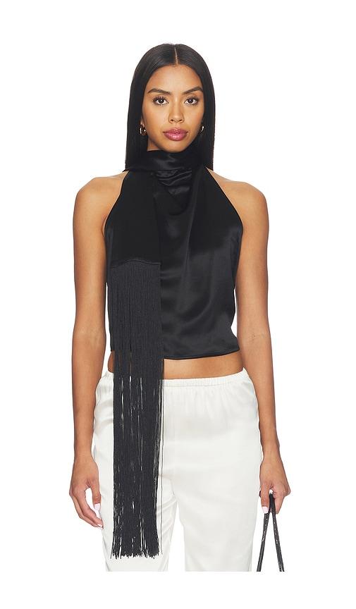 nonchalant label freya top in black. - size m (also in s, xs)