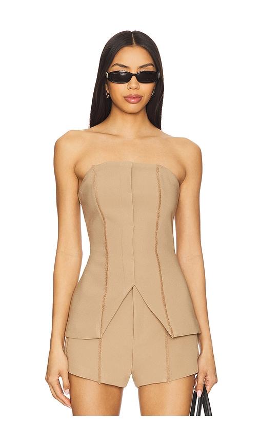 nonchalant label liz top in beige. - size m (also in s, xl)