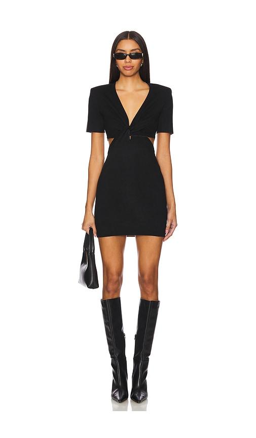 nonchalant label naomi dress in black. - size m (also in s)