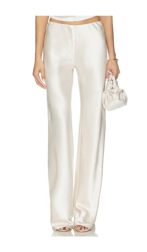 nonchalant label norma pant in ivory. - size l (also in m, s, xs)