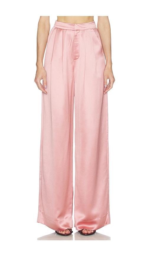 nonchalant label paris pant in rose. - size l (also in s, xs, m)
