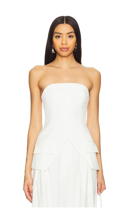 nonchalant label petra top in white. - size l (also in xs, xl)