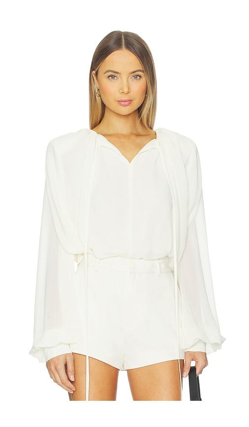 nonchalant label sophie top in cream. - size m (also in s, xs)