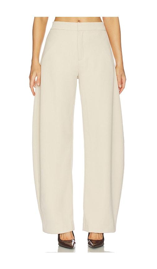 nonchalant label sylvana trouser in beige. - size l (also in s, m)
