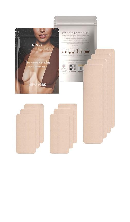nood weekend travel tape in nude.