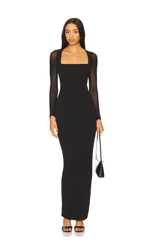 nookie amore mesh maxi in black. - size s (also in xs)