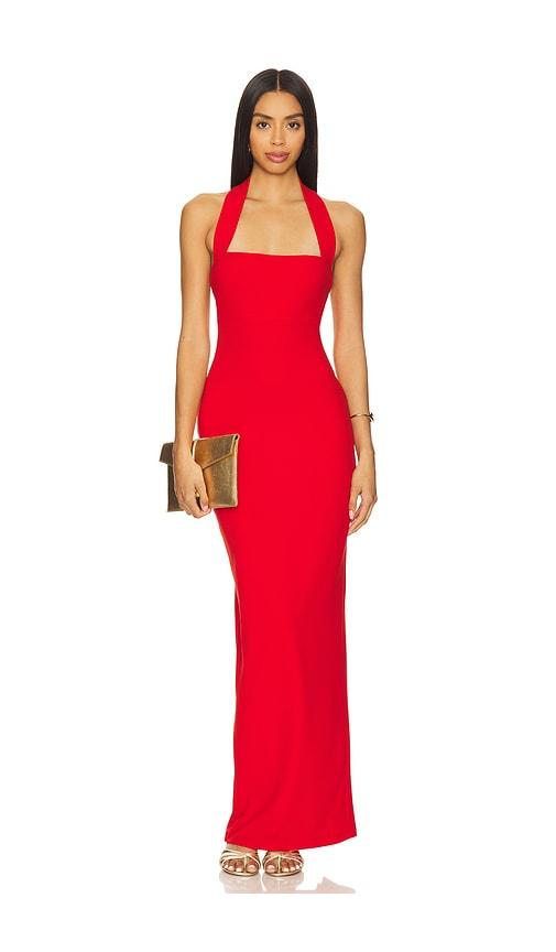 nookie boulevard maxi dress in red. - size l (also in xs, s, m, xl)