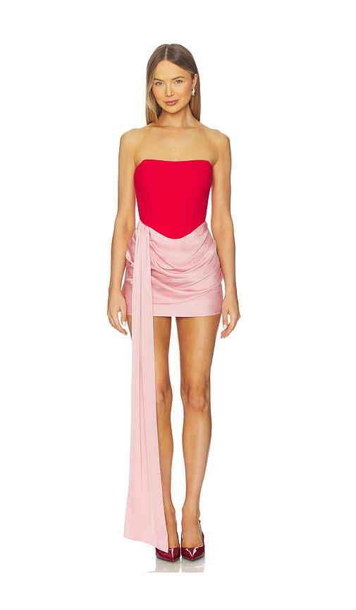 nookie chiara mini dress in red. - size m (also in xs, s)