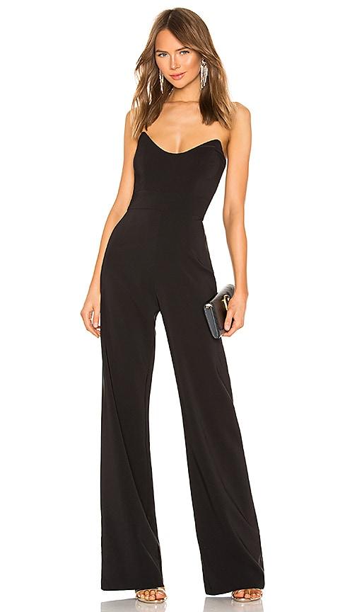nookie diamond jumpsuit in black. - size s (also in xs)