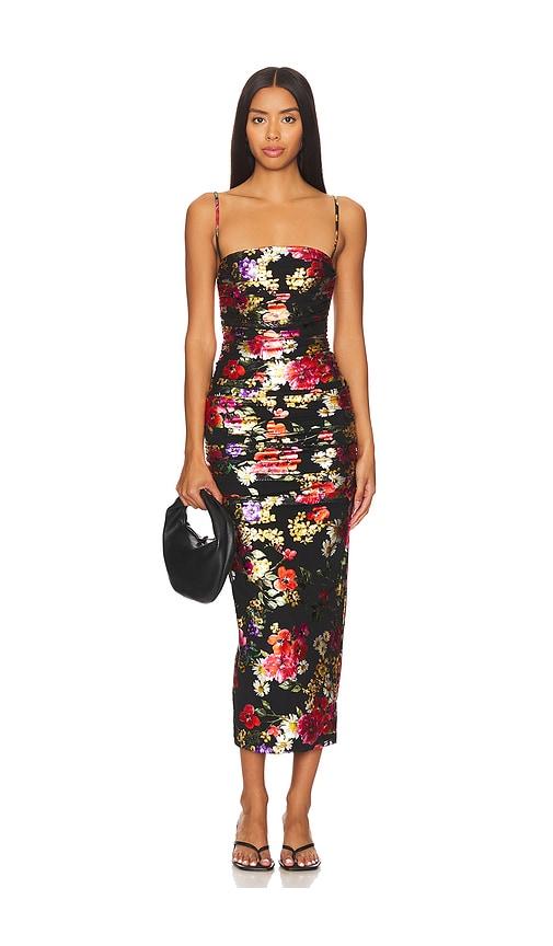 nookie electric midi dress in pink. - size s (also in xs)