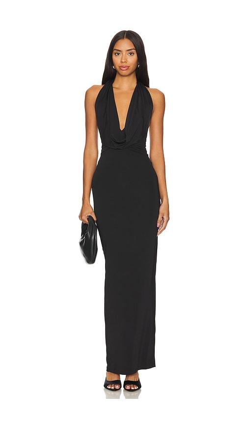 nookie element gown in black. - size xl (also in l)