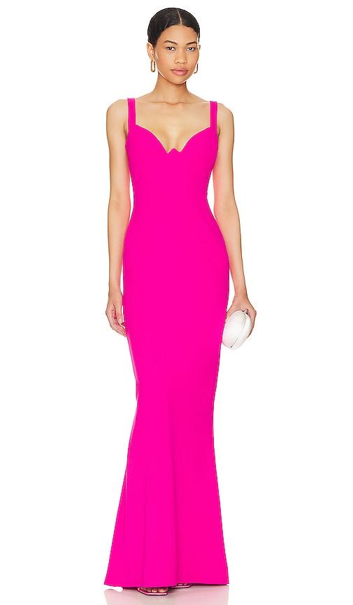 nookie romance gown in fuchsia. - size s (also in xs)