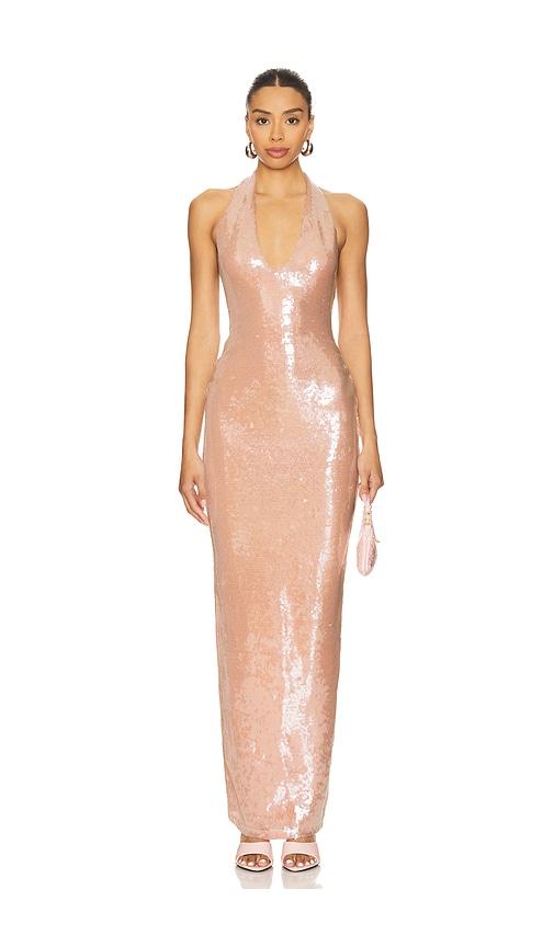 nookie siren gown in blush. - size s (also in xl)