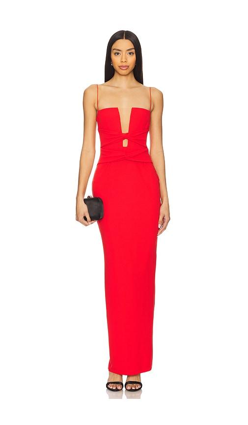 nookie valentine gown in red. - size l (also in s)