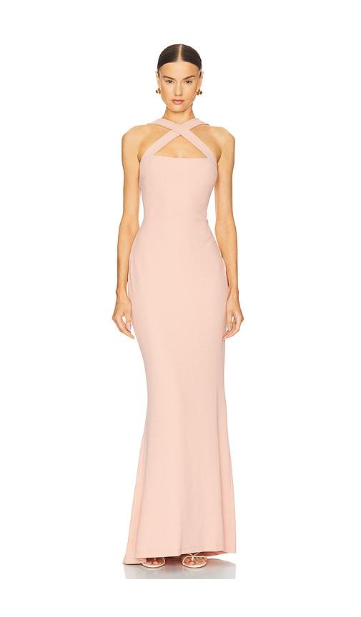nookie viva 2way gown in pink. - size l (also in m, s, xs)