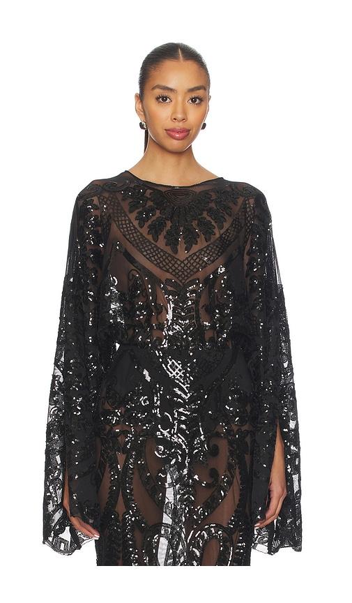 norma kamali reverse obie bodysuit in black. - size m (also in s, xs)